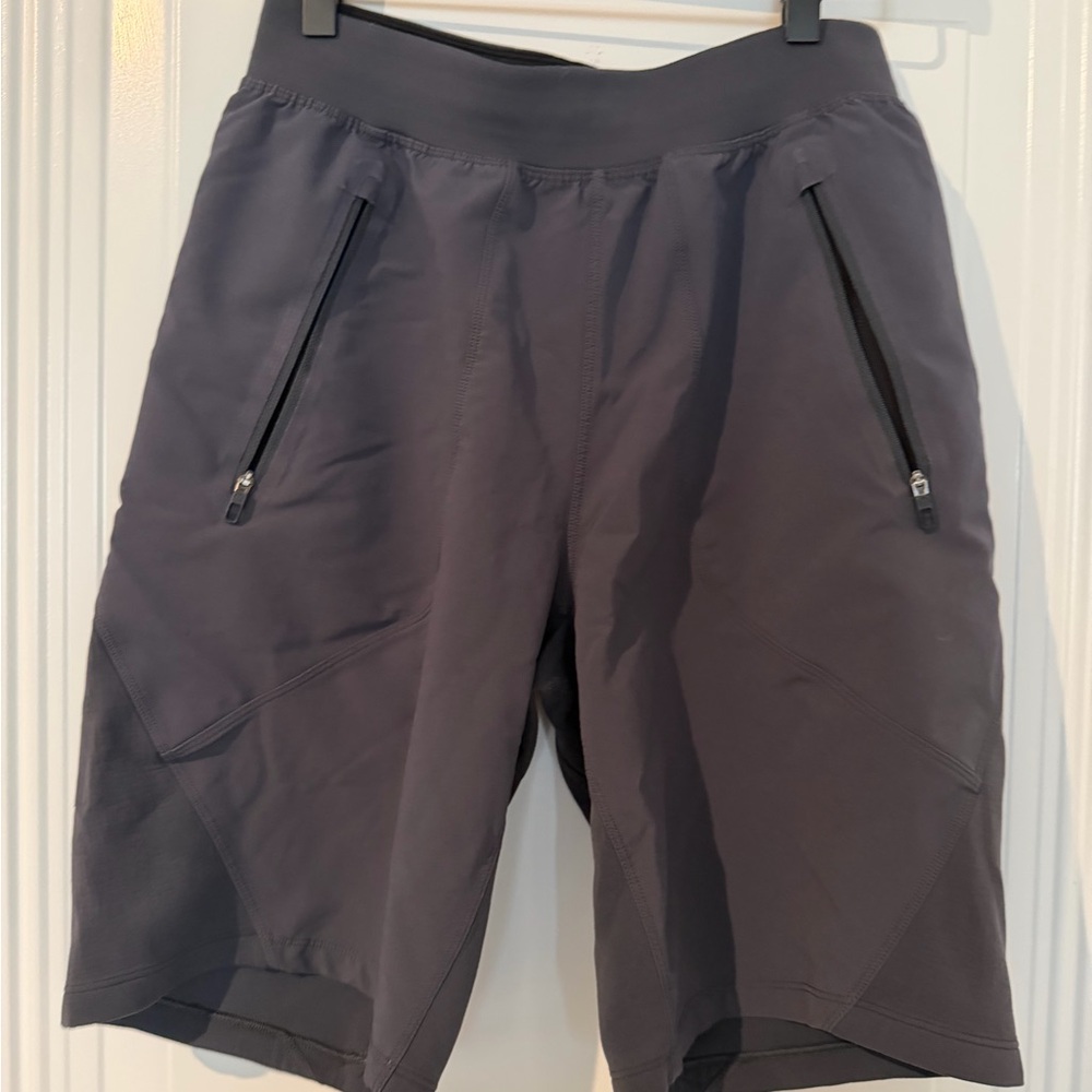 lululemon athletica Dark Gray Athletic Shorts Draw String